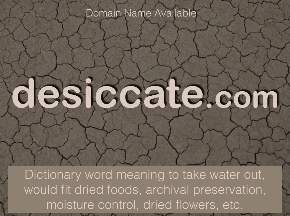 desiccate.com